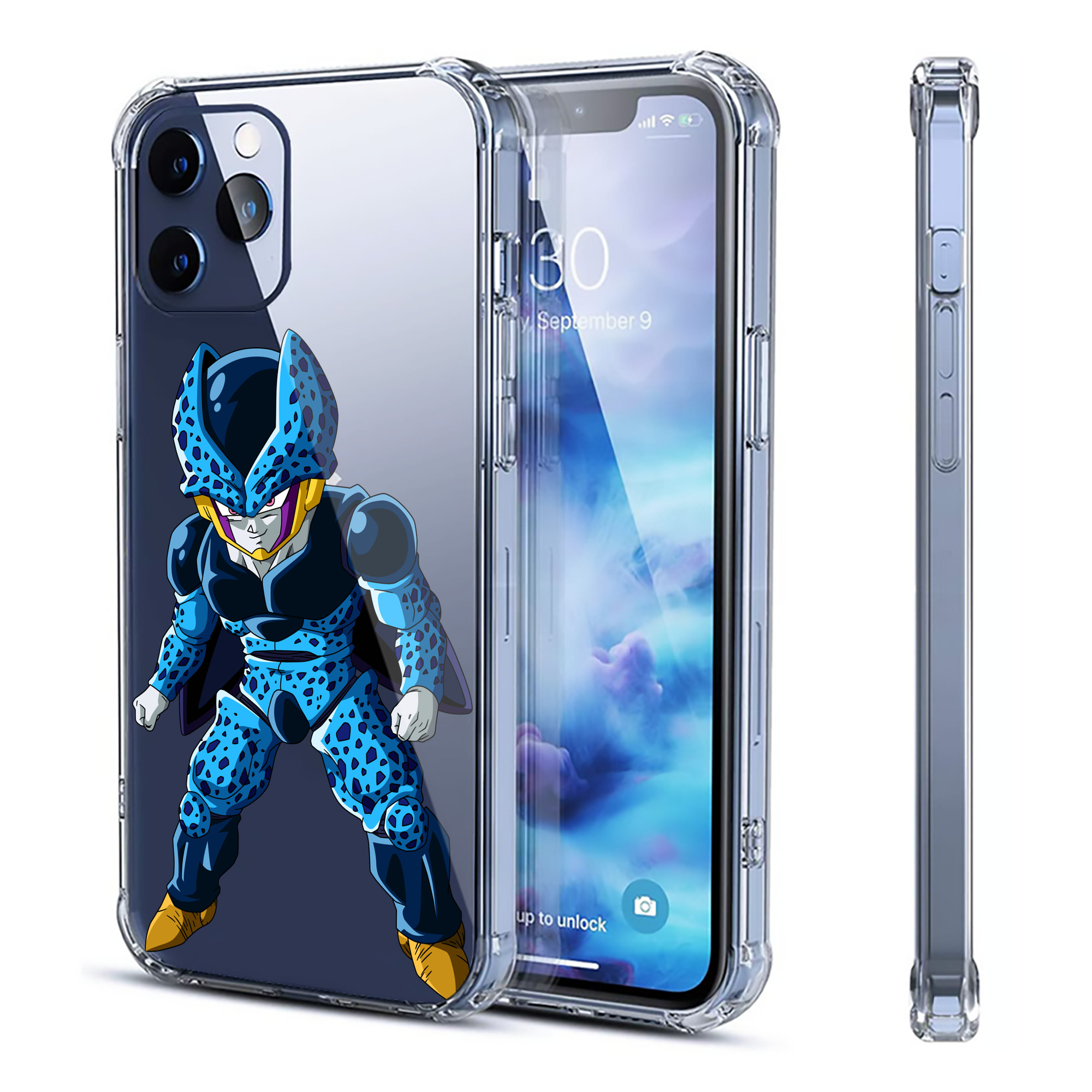 （画像用） ドラゴンボール セル DRAGON BALL Cell 【iPhone 12シリーズ対応】透明スマホケース（クリアソフトケース）